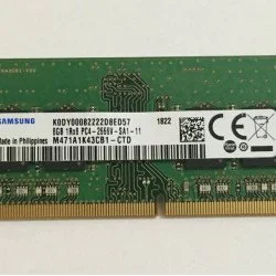 RAM памет за лаптоп SAMSUNG 8GB DDR4 2666 SODIMM M471A1K43CB1 CTD BULK