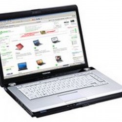 Лаптоп TOSHIBA Satellite A200-1YU-2G, Pentium Dual-Core Processor T2330 (1.6GHz, 1M), 2x1GB DDR II, 160GB SATA, DVD-RW, 15.4