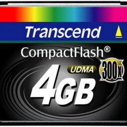 Флаш памет TRANSCEND 4GB Compact Flash card /300x/