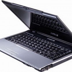 Лаптоп GIGABYTE InGenius W466U, CoreDuo T3200(1.83GHz/1М), 2x1GB DDR II, 250GB SATA, DVD-RW, 14