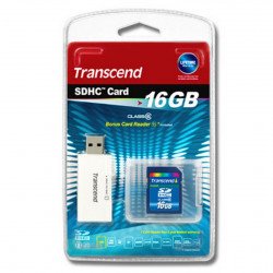 Флаш памет TRANSCEND 8GB Secure Digital HC (Class 6) with Card Reader