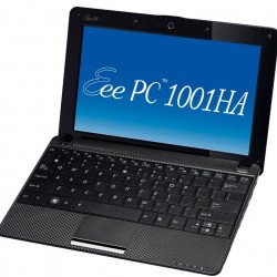 Лаптоп ASUS EEE PC 1001HA, Black/White, Intel Atom N270 (1.60GHz, 512K), 1GB DDR II, 160GB HDD, 10.1