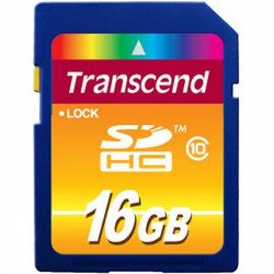 Флаш памет TRANSCEND 16GB Secure Digital HC (Class 10)