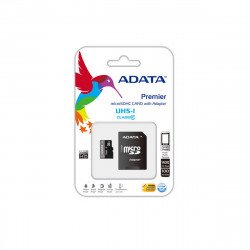 Флаш памет ADATA 8GB microSDHC + SD Adapter UHS-I