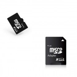 Флаш памет ADATA 8GB microSDHC + SD Adapter Class 4