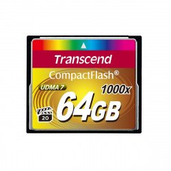 Флаш памет TRANSCEND 64GB Compact Flash card /1000x/