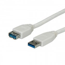 USB кабел ROLINE USB 3.0 cable A/A, 0.8m за удължение 11.99.8977 