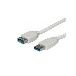 USB кабел ROLINE USB 3.0 cable A/A, 0.8m за удължение 11.99.8977 