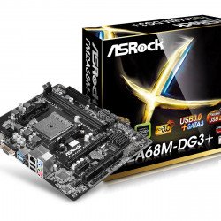 Дънна платки ASROCK FM2A68M-DG3+, AMD A68, DDR III 2400+(OC)/1600/1333/1066, VGA, DVI, FM2+