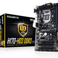 Дънна платка GIGABYTE H170-HD3 DDR3, DDR3/DDR3L 1866(OC)/1600/1333 MHz, VGA, DVI, HDMI, M.2 Socket, LGA1151