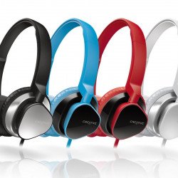 Слушалки CREATIVE Hitz MA2300, Premium headset for music and calls /Black, Red, White/
