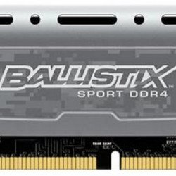 RAM памет за настолен компютър CRUCIAL 4GB DDR4 2400 Ballistix Sport LT Gray CL16, BLS4G4D240FSB