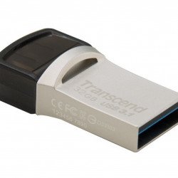 USB Преносима памет TRANSCEND 32GB JetFlash 890S USB 3.1 Type C, Silver