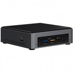 Компютър INTEL NUC, i3-7100U, 2xDDR4 SODIMM 2133, NVMe/SATA III M.2 Socket, HDMI, DP via USB-C, USB 3.1, GLAN, Wi-Fi, BOXNUC7I3BNK