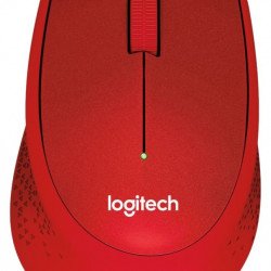 Мишка LOGITECH M330 Silent Plus, Wireless /Red/
