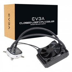 Охладител / Вентилатор EVGA Охладител за процесор CLC 120, течно охлаждане, RGB LED, AMD/INTEL
