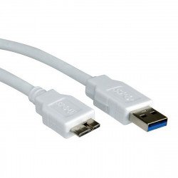 USB кабел ROLINE VALUE USB 3.0 кабел, USB Type A - Micro B, M/M, 0.8 м, бял, 11.99.8873