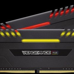 RAM памет за настолен компютър CORSAIR 2X8GB Vengeance RGB DDR4 2666MHz, CMR16GX4M2A2666C16