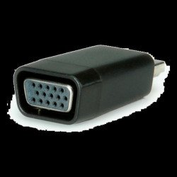 Кабел / Преходник ROLINE HDMI към VGA конвертор, HDMI M - VGA F, 12.99.3113