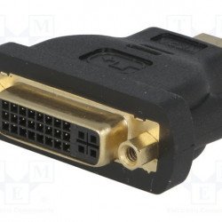 Кабел / Преходник VCOM Адаптер Adapter HDMI M/DVI-D F 24+1 - CA311