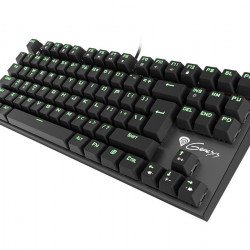 Клавиатура NATEC Genesis Геймърска клавиатура Mechanical keyboard 87 keys THOR 300 TKL GREEN BACKLIGHT NKG-0945