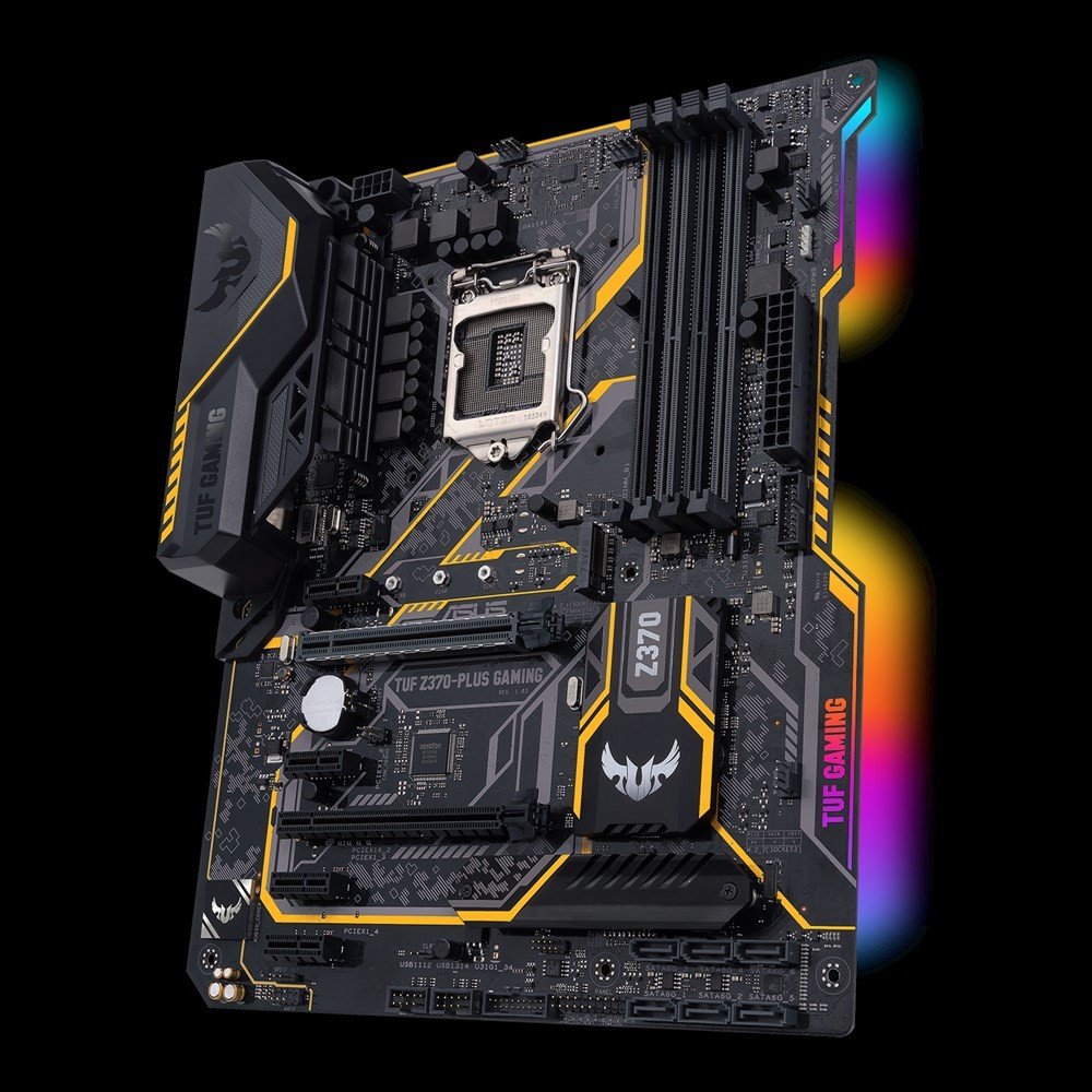 Asus Tuf Z370 Plus Gaming Z370 Ddr4 4000oc2133 Mhz Dvi Hdmi M2 Socket Usb 31 Lga1151