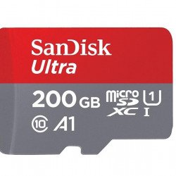 Флаш памет SANDISK 200GB ULTRA micro SDXC, SDSQUAR-200G-GN6MA