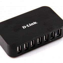 Мрежово оборудване DLINK DUB-H7, 7-Port USB 2.0 Hub