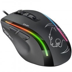 Мишка ROCCAT Kone EMP - Max Performance RGB Gaming Mouse,ROCCAT Owl-Eye optical sensor with 12000dpi,1000Hz polling rate/1ms/50G acceleration,ARM Cortex-M0 50MHz,512kB onboard memory,Easy-Shift[+] technology