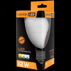 Аксесоари CANYON AE27FR12W230VN LED lamp, A60 shape, E27, 12W, 220-240V, 300 , 1103 lm, 4000K, Ra>80, 50000 h