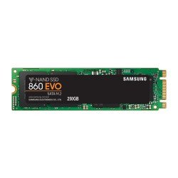 SSD Твърд диск SAMSUNG 250GB Solid State Drive 860 Evo /SSD/, 3D V-NAND, M2 /MZ-N6E250BW/