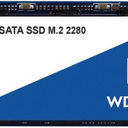 SSD Твърд диск WD 500GB SATA III 3D NAND SSD 2280 Blue, M2 /WDS500G2B0B/