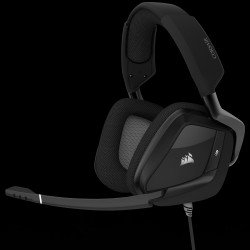 Слушалки CORSAIR VOID PRO RGB USB Premium Gaming Headset with DolbyR Headphone 7.1 with 50mm Drivers, Carbon Black (EU Version), CA-9011154-EU