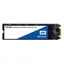 SSD Твърд диск WD 250GB SATA III 3D NAND SSD 2280 Blue, M2 /WDS250G2B0B/