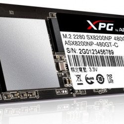 SSD Твърд диск ADATA 480GB XPG SX8200 PCIe Gen3x4 M.2 2280 3D TLC NAND SSD