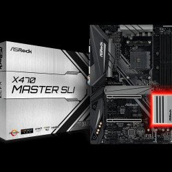Дънна платки ASROCK X470 Master SLI, AMD X470, DDR4 3466+(OC)/2667/2400/2133, HDMI, M.2 Socket, USB 3.1, AM4