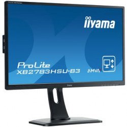 Монитор IIYAMA 27 ProLite XB2783HSU-B3, AMVA+ панел, VGA, HDMI, DP, USB Hub, FULL HD LED, 4 ms