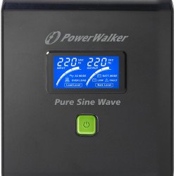 UPS и токови защити POWERWALKER UPS IEC, 750VA, Line Interactive