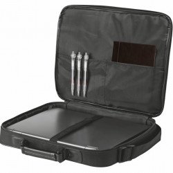Раници и чанти за лаптопи TRUST Atlanta Carry Bag for 17.3 laptops - black, 21081
