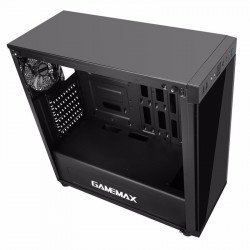Кутии и Захранвания GAMEMAX    Polaris Black RGB, Case ATX - Fully Tempered Glass, w/o PSU