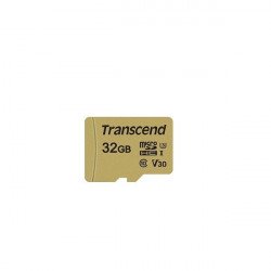 Флаш памет TRANSCEND 32GB microSD UHS-I U3 (without adapter), MLC, TS32GUSD500S