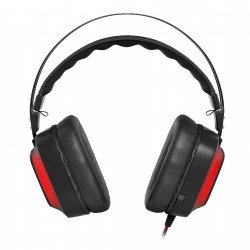 Слушалки NATEC Genesis геймърски слушалки Gaming Headset with Red backlight RADON 720 VIRTUAL 7.1 USB - NSG-0999