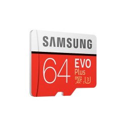 Флаш памет SAMSUNG 64GB microSD EVO+ Class 10 UHS-1 /Adapter/, MB-MC64GA/EU