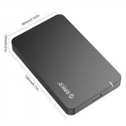 Външни твърди дискове ORICO Външна кутия за диск Storage - Case - 2.5 inch USB3.0 Black - 2569S3-BK