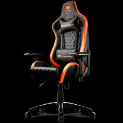 Аксесоари COUGAR Armor S Gaming Chair, Full Steel Frame, 4D adjustable arm rest, Gas lift height adjustable, 180? seat back adjustable, Head and Lumbar Pillow, High density mold shaping foam, Premium PVC leather,Weight Capacity-120kg,Product Weight-21kg