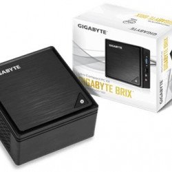 Компютър GIGABYTE Mini-PC Barebone Brix GB-BPCE-3350C, Intel Celeron N3350 (up to 2.40 GHz, 2MB), 1xSO-DIMM DDR3L, 2.5
