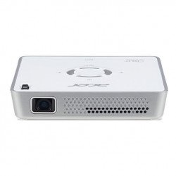 Мултимедийни проектори ACER Projector C101i /MR.JQ411.001/, LED, FWVGA (854x480), 1200:1, 150 ANSI Lumens, HDMI in, HDMI out, Built-in battery (3400mAh), Built -in WiFi, 265g, Speaker 1W, White