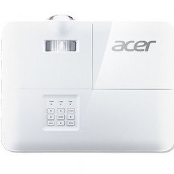 Мултимедийни проектори ACER Projector S1286Hn /MR.JQG11.001/, DLP, Short Throw, XGA (1024x768), 3500 ANSI Lumens, 20000:1, 3D, HDMI, VGA, LAN, RCA, Audio in, Audio out, VGA out, DC Out (5V/1A, USB-A), Speaker 16W, Bluelight Shield, 3.1kg, White