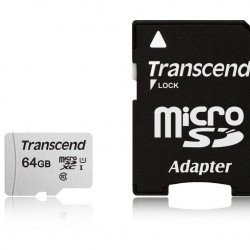 Флаш памет TRANSCEND 64GB microSD UHS-I U1 (with adapter)