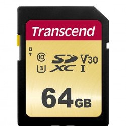Флаш памет TRANSCEND 64GB SD card UHS-I U3, MLC